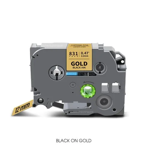 Schwarz auf gold