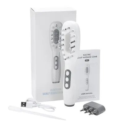 Image de Peigne Anti-Chute avec Massage Vibrant & Stimulation EMS