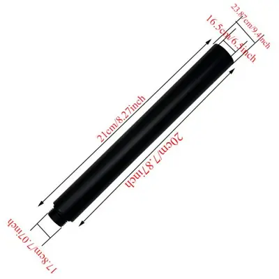 Image de Tube d'extension de douche 20-50cm - Barre ronde 18mm