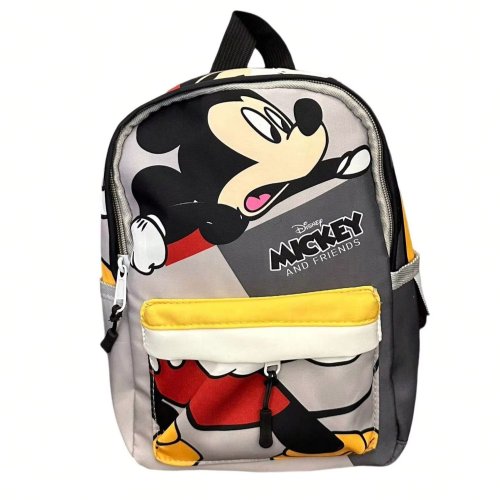 Immagine di Disney Cartoon Mickey Nuovo zaino alla moda per bambini Borsa da scuola per ragazze Zaino casual alla moda per uomini e donne dei cartoni animati