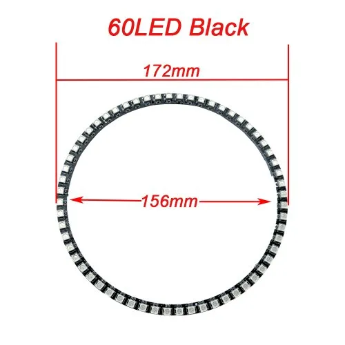 60 Led nero PCB
