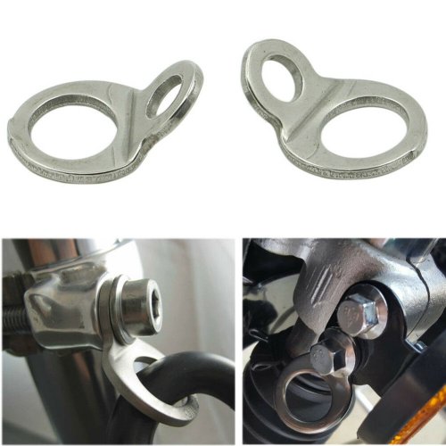 Imagen de Anillos de Acero Inoxidable para Amarre - Seguridad para Motos y Vehículos