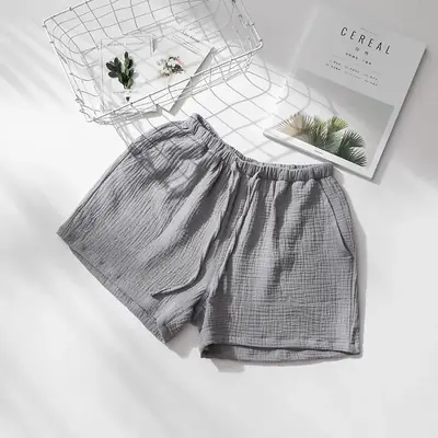 Image de Pyjama Short Été en Crêpe de Coton - Couple