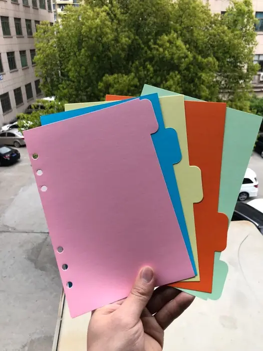 Image de Séparateurs de pages A5/A6 - Index pour cahiers à anneaux