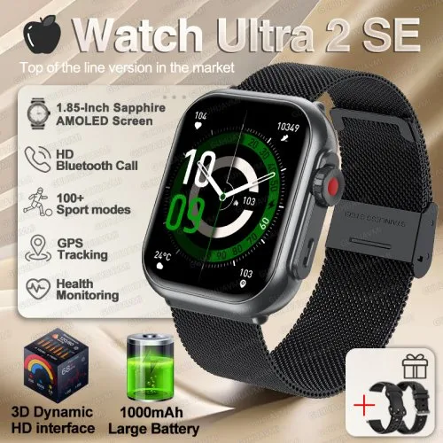 Zwart mesh riem 2A