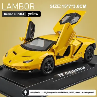Image de Lamborghini LP770 Miniature - Voiture Jouet Électrique avec Lumière et Musique