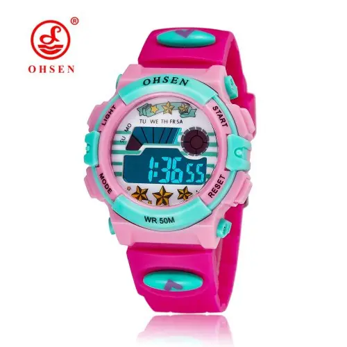 Roze rood horloge