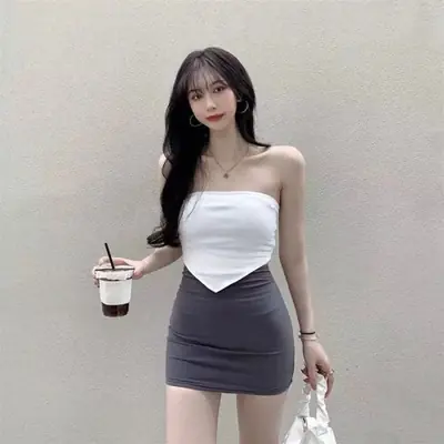 Image de Mini Jupe Haute Élastique - Chic & Élégante