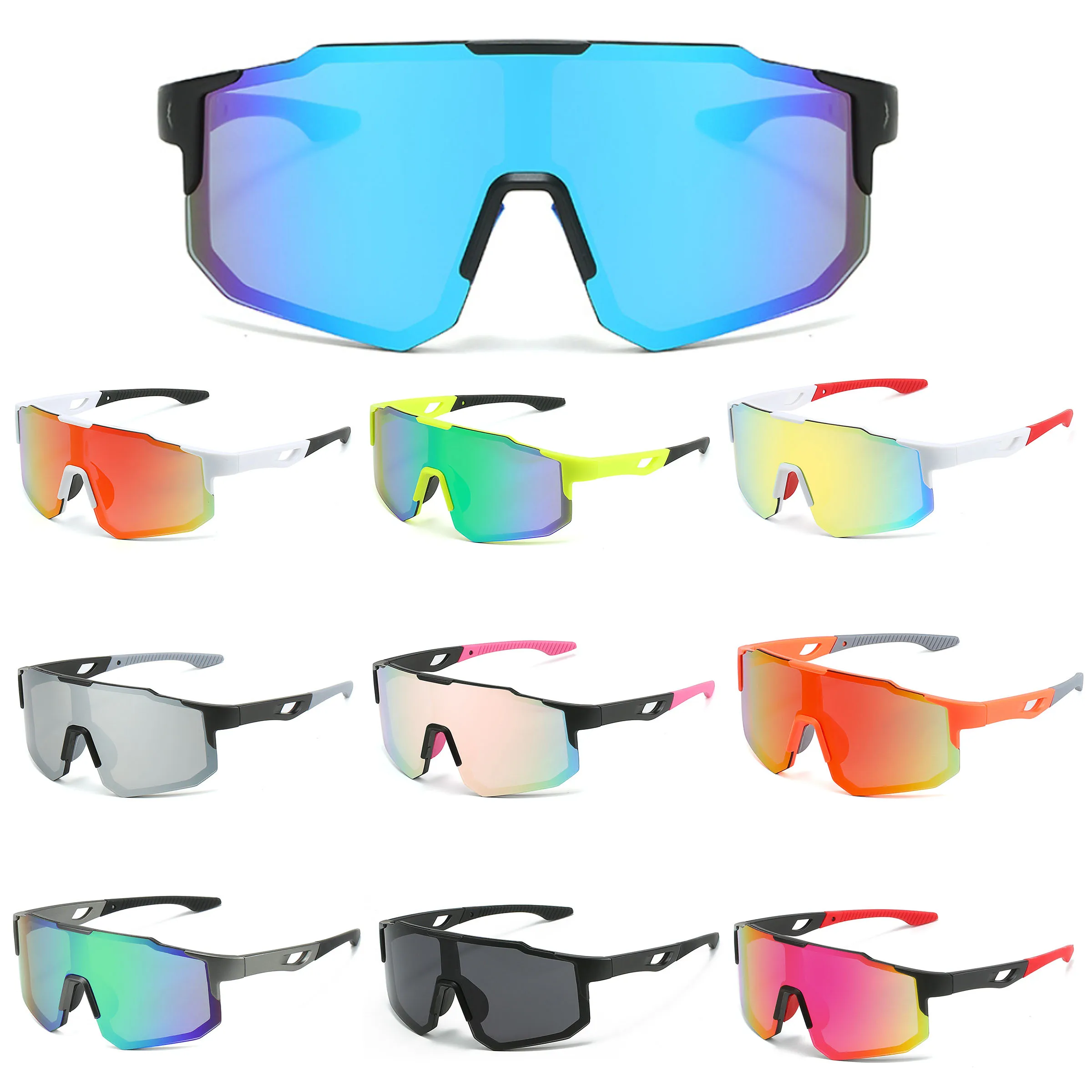Imagen de Gafas de Sol para Ciclismo con Protección UV400, Ideales para Bicicleta de Montaña y Actividades al Aire Libre para Hombres y Mujeres