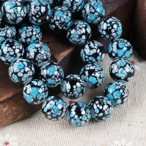 Negro blanco azul