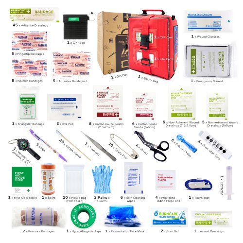 Image de Trousse de Premiers Secours Étanche - Idéale pour Randonnée & Camping
