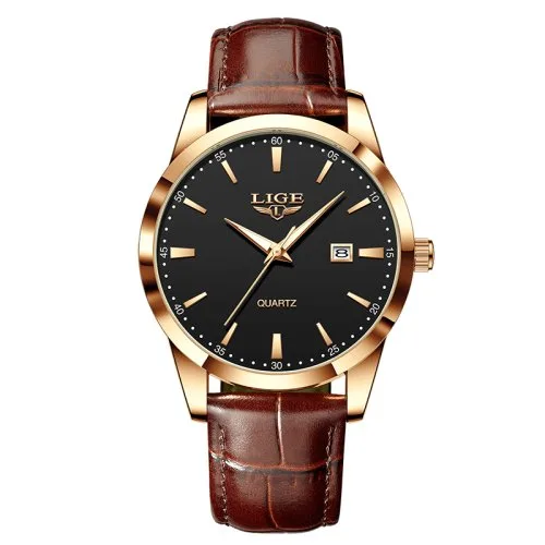 L roze goud zwart