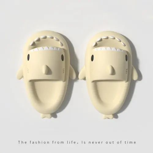 Image de Tongs Requin Mignonnes pour Femme et Enfant - Style Été