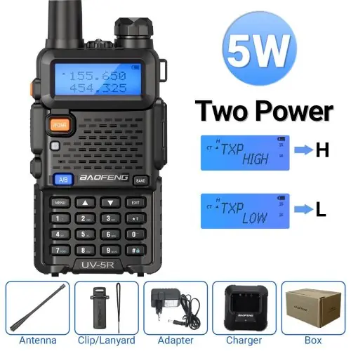 Image de Talkie-Walkie Baofeng UV-5R Double Bande VHF/UHF