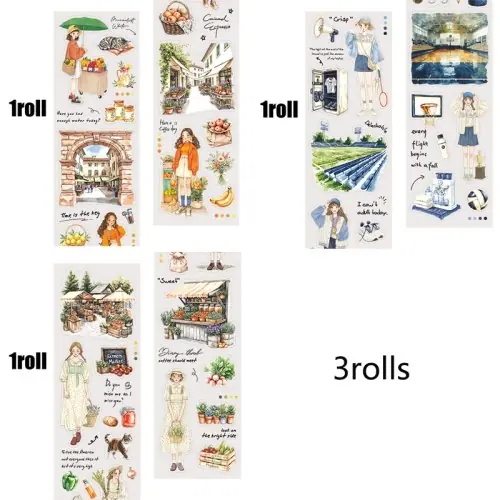 Image de Rubans décoratifs pour planificateur de vie et scrapbooking