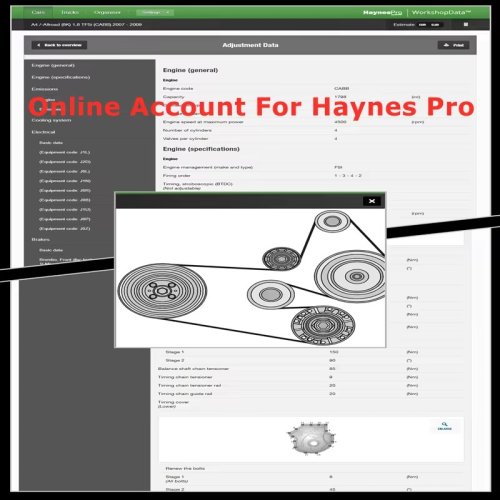 1-Year Subscription to Haynes Pro Workshop Repair Software – Full Access to Car and Truck Maintenance Database on PC, Tablet & Phone with Free Updates