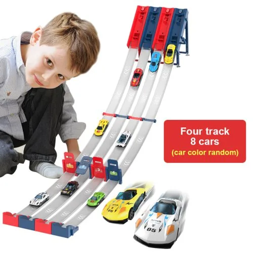 4 Track with 8 Cars