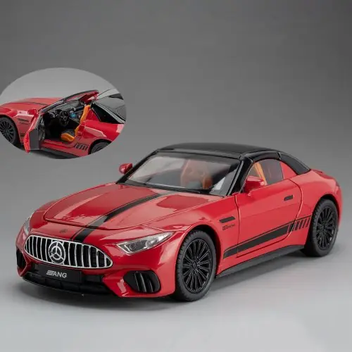Image de Modèle de Voiture SL63 G800 Échelle 1:22 - Jouet Alliage avec Lumière et Son