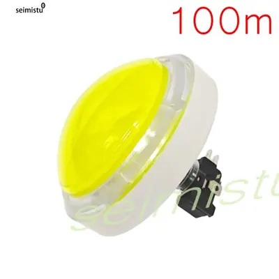 Image de Bouton Arcade LED 100mm - Grand Poussoir Lumineux pour Jeux