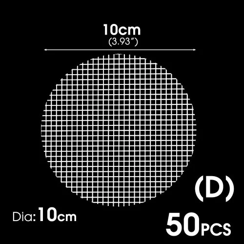 D x 50 pezzi - 10cm - rotondo