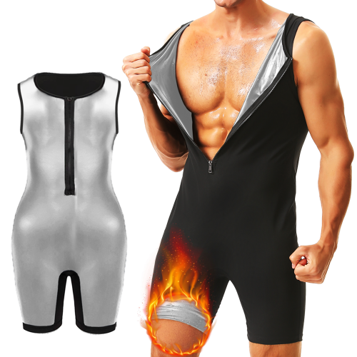 Afbeelding van Natuurlijke Thermische Body Shaper voor Mannen – Zweetcorset voor Buikcontrole en Vetverbranding tijdens Gym & Fitness