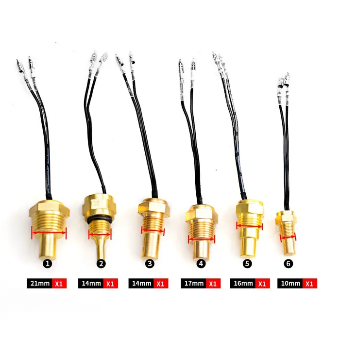 Image de Capteur Température Eau Universel 12V/24V - Compatible Tous Diamètres