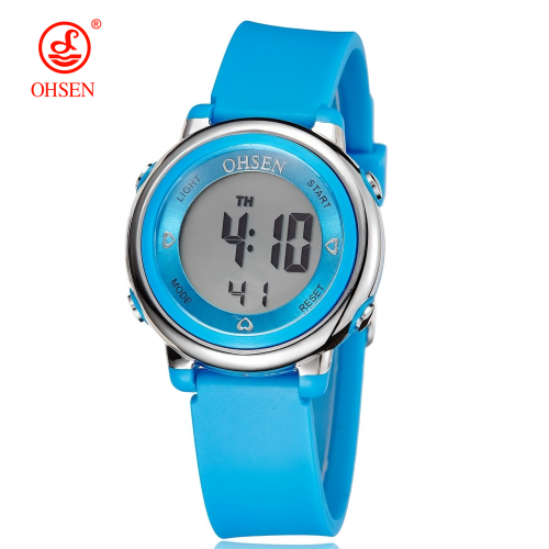 Immagine di Orologio Digitale Rosa per Bambini - Impermeabile e Sportivo