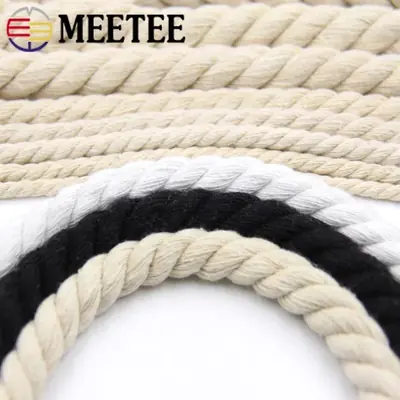 Image de Corde en Coton Torsadée - Idéale pour Macramé et Décoration