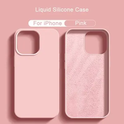Image de Coque pour iPhone 15 Pro Max en Silicone Liquide - Protection Anti-Choc