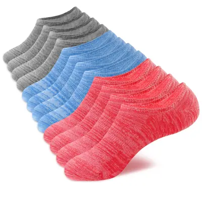 Image de Chaussettes Invisibles Coton - Anti-Dérapantes & Confortables