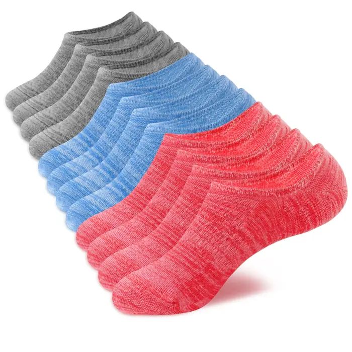 Image de Chaussettes Invisibles Coton - Anti-Dérapantes & Confortables