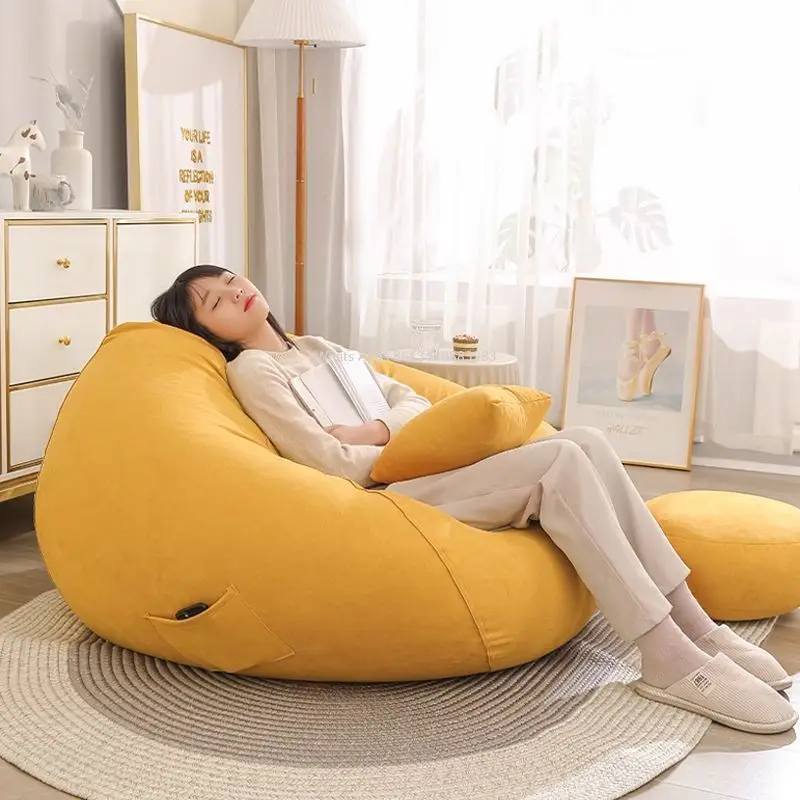 Afbeelding van Comfortabele Luie Bank Zitzak met Tatami-Effect – Ideaal voor Woonkamer, Slaapkamer of Appartement – Klein en Eenvoudig Design