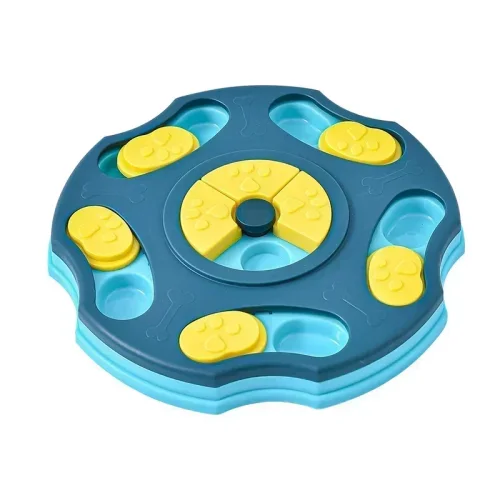 Image of Dog Puzzle Toys Slow Feeder Interactive Increase Puppy IQ Food Dispenser Slowly Eating NonSlip Bowl Pet Cat Dogs Training Game