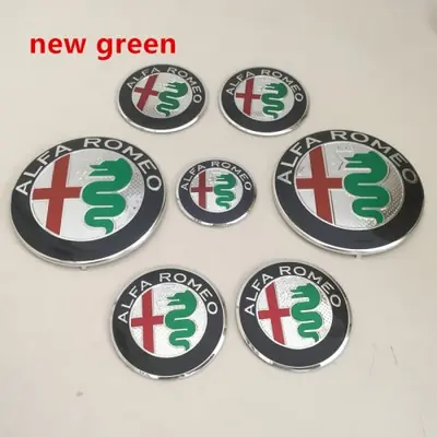 Image de Emblèmes Alfa Romeo - Kit de 7 pièces pour voiture