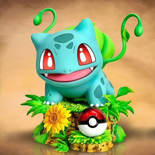 Zdjęcie Figurka anime Pokemon Bulbasaur, 10 cm / 3,94 cala, figurki akcji, kolekcja modeli z PVC, zabawki dla dzieci, prezenty