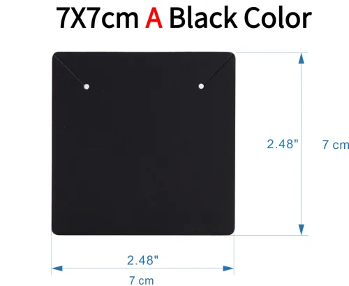 7x7cm A typ czarny