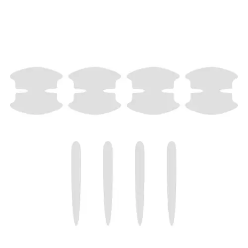 Image de Protection Anti-Rayures pour Poignées de Porte de Voiture - Lot de 8