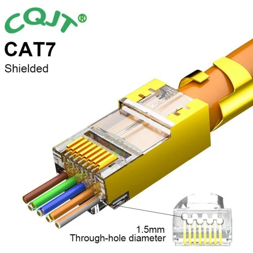 CAT7 afgeschermd goud