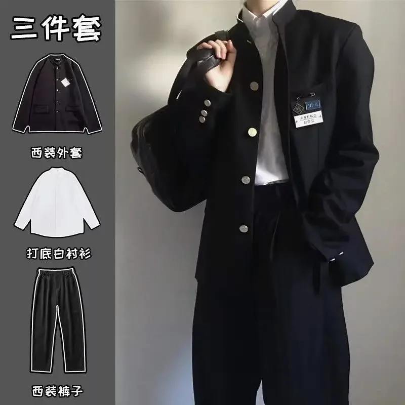 Afbeelding van Elegante Japanse Schooluniform voor Heren en Dames – Traditionele Zhongshan en JK Stijl met College Look
