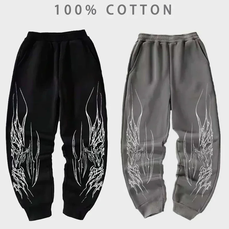 Imagen de Pantalones Leggings para Hombre Estilo Retro Y2K, Harajuku Gótico, Hip Hop y Pop, Diseño Casual y Deportivo con Estampado Joker, Ideal para Fitness, Correr y Ropa de Calle