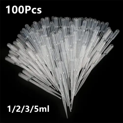 Image de Pipettes Graduées 1-5ml - Lot de 100 Pièces