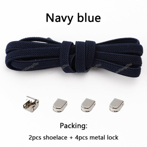 Imagen de Cordones de zapatos sin cordones Cordones elásticos Zapatillas de deporte Cordones planos sin corbat...