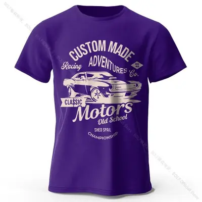Image de T-Shirt Imprimé Motors - Look Vintage 100% Coton