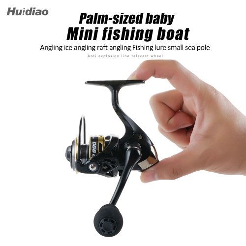 Image of Huidiao 500 800 Series Rust Free And Smooth Bearing 5.2:1 Fishing Reel Drag System 5Kg Max Power Spinning Wheel Fishing Coil