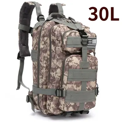 Image de Sac à Dos Tactique 30L/50L - Résistant & Imperméable