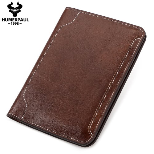 Image of Premium Genuine Leather Passport Holder with RFID Protection, Travel Wallet for Men and Women – Stylish & Secure International Travel Accessory