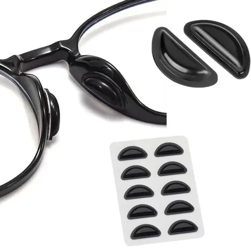 Image de Plaquettes Nasales Antidérapantes en Silicone - Pour Lunettes