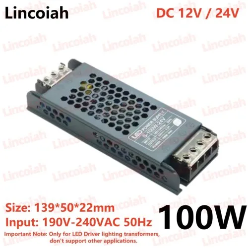 100W