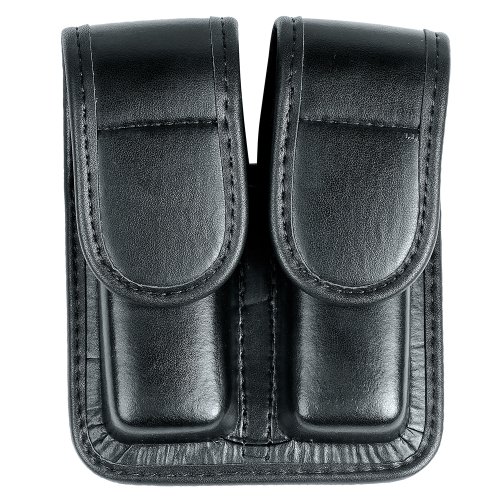 Image of Molded Double Magazine Pouch Holster with Dual and Single Stack Compatibility for 380, 9mm, 40 Cal Guns – Fits S&W, MP, Ruger, Glock, Walther, HK