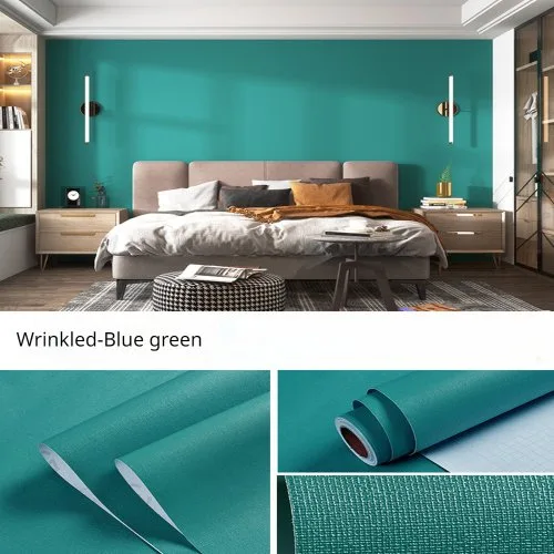 Gekreukeld-blauw groen